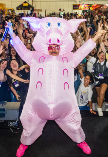 Foto do porquinho da Paulista