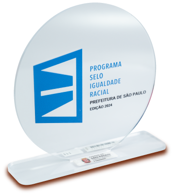 Foto do troféu Programa Sela de Igualdade Racial